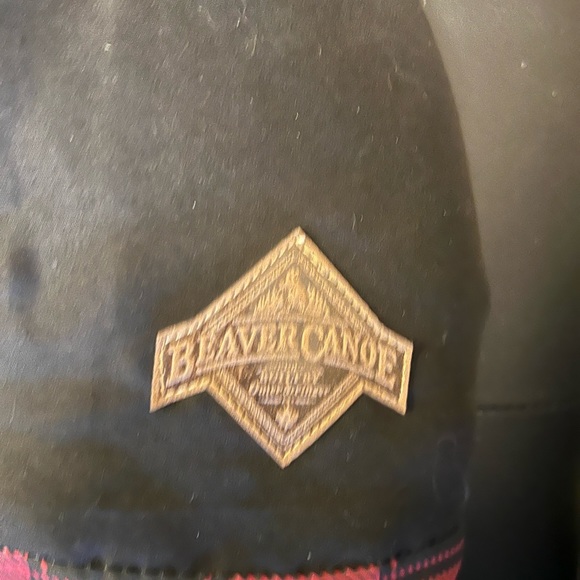 Plaid Beaver Canoe dog winter jacket in L/G - Picture 6 of 6